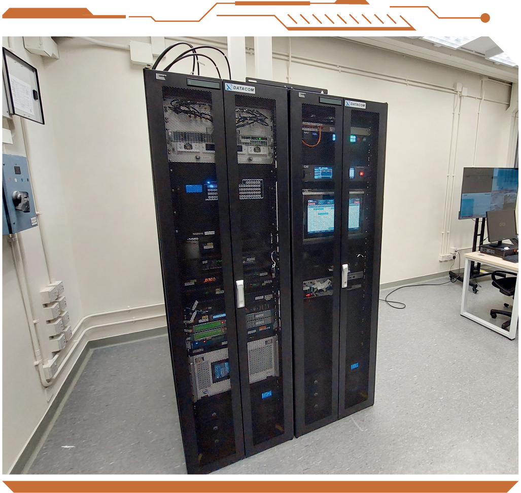 在2023年4月投入服務的新衞星電視廣播監測系統。