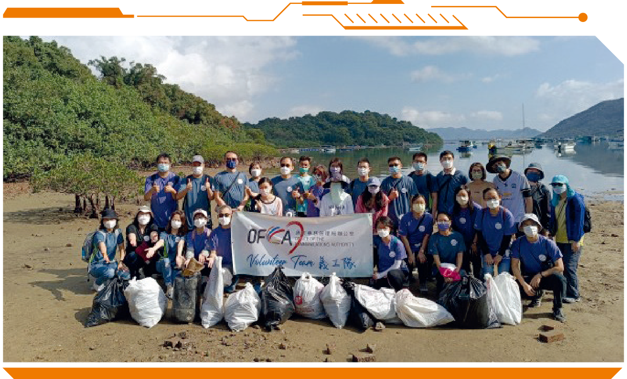 通訊辦義工隊積極參與社區活動。