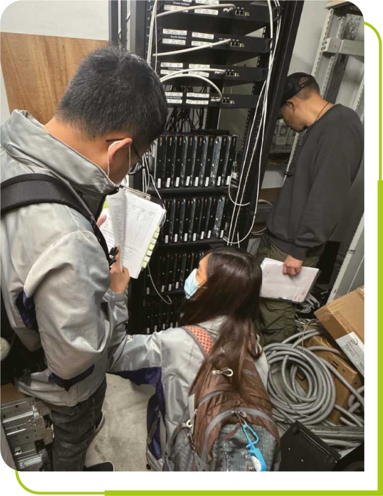 通讯办职员于发出酒店电视（发送）牌照前进行酒店电视系统检验